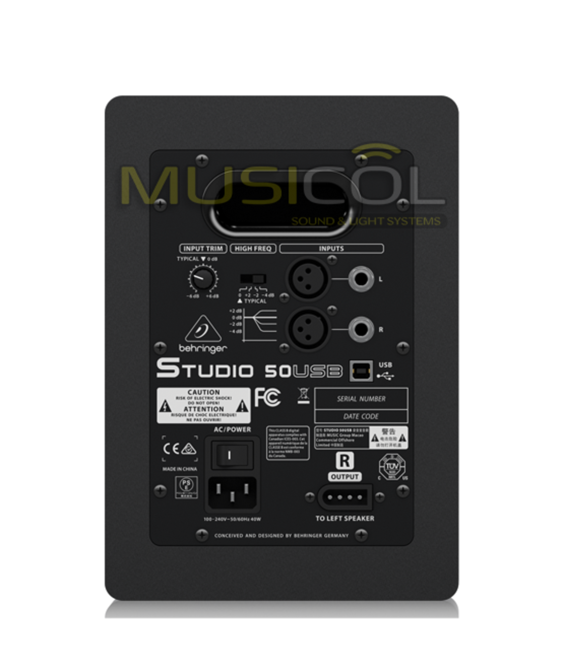 זוג מוניטורים STUDIO 50USB