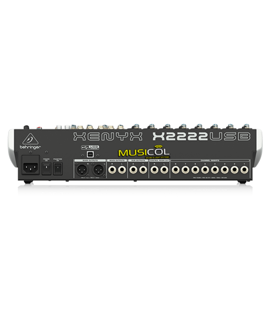 מיקסר 16 ערוצים עם אפקט לשירה BEHRINGER XENYX X2222USB