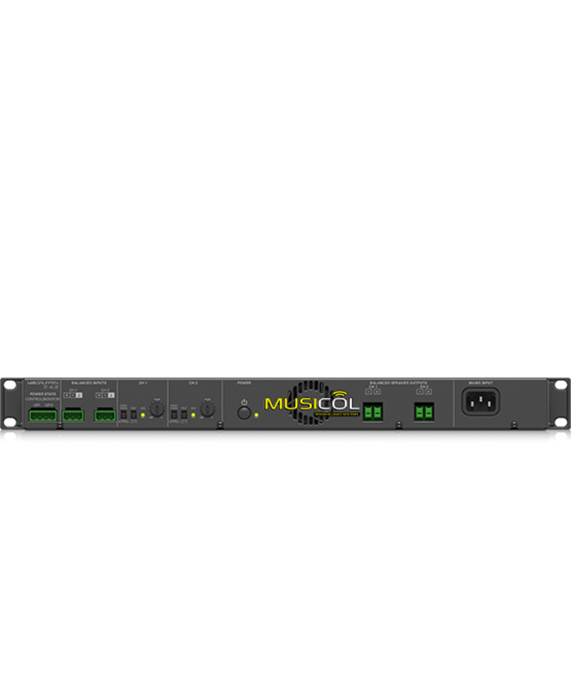 מגבר להתקנות 2X200W, שנאי קו LAB-GRUPPEN E4:2