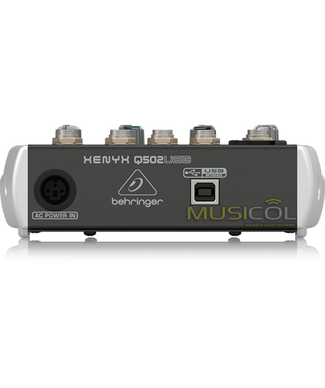 מיקסר 5 כניסות עם כרטיס קול Q502USB
