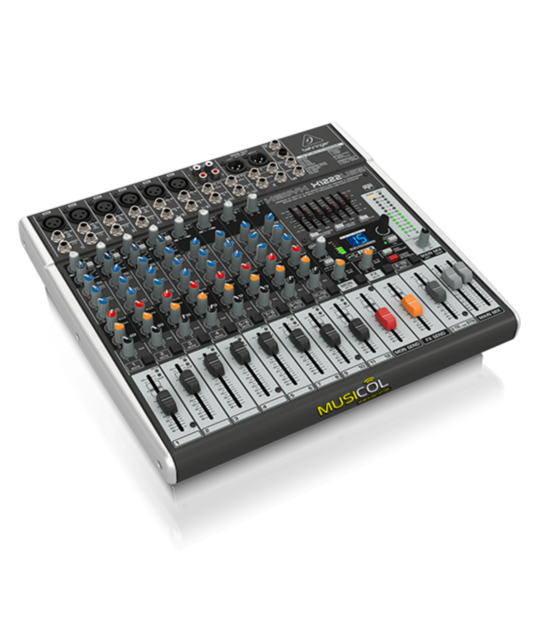 מיקסר 14 כניסות כרטיס קול ואפקט לשירה XENYX X1222USB