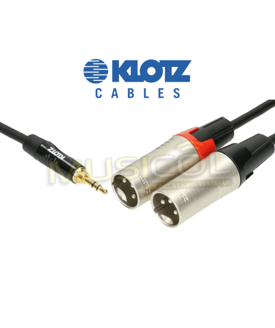כבל XLR-PL3.5 באורך 3 מטר KLOTZ KY9-300
