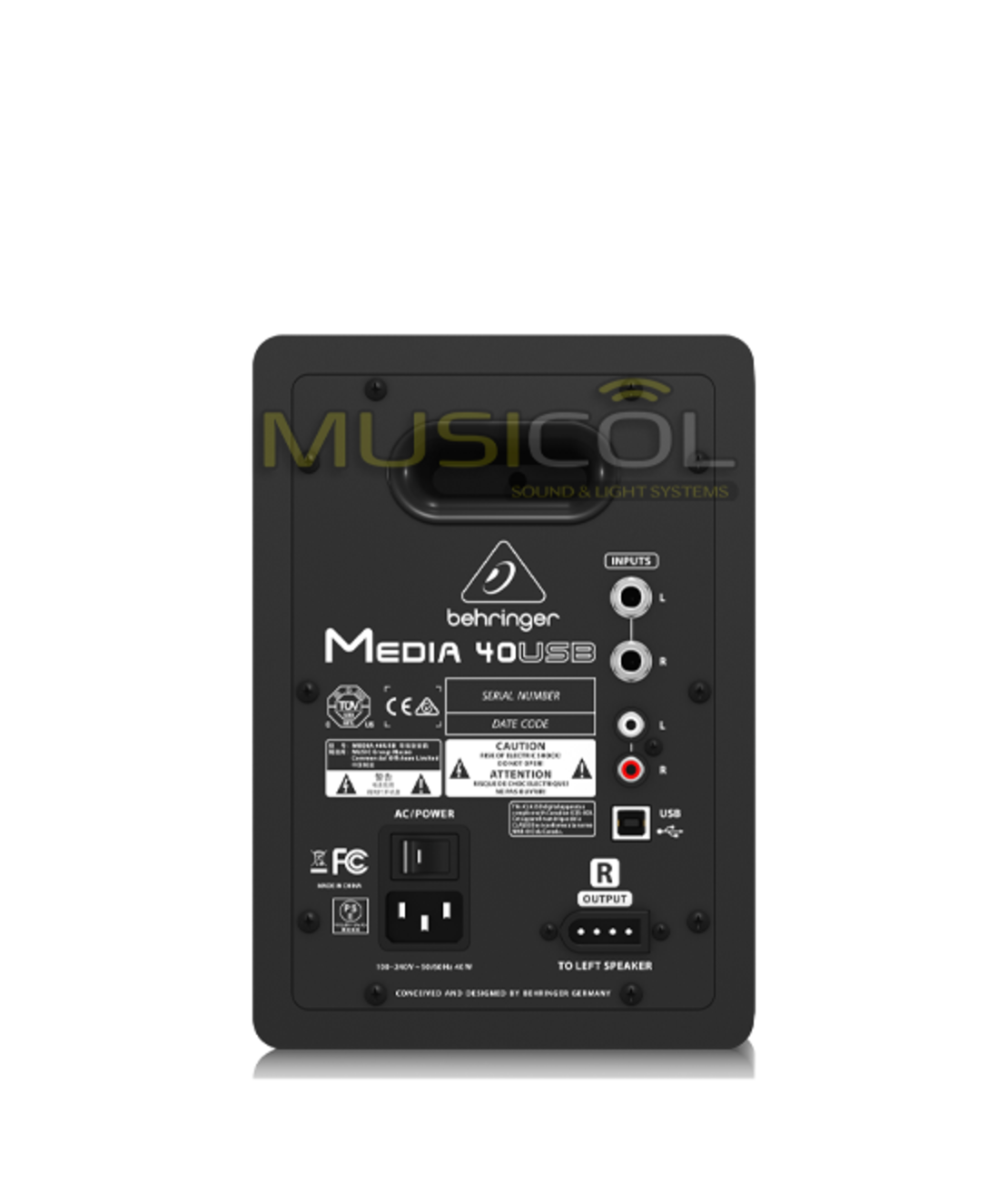 זוג מוניטורים STUDIO 40USB