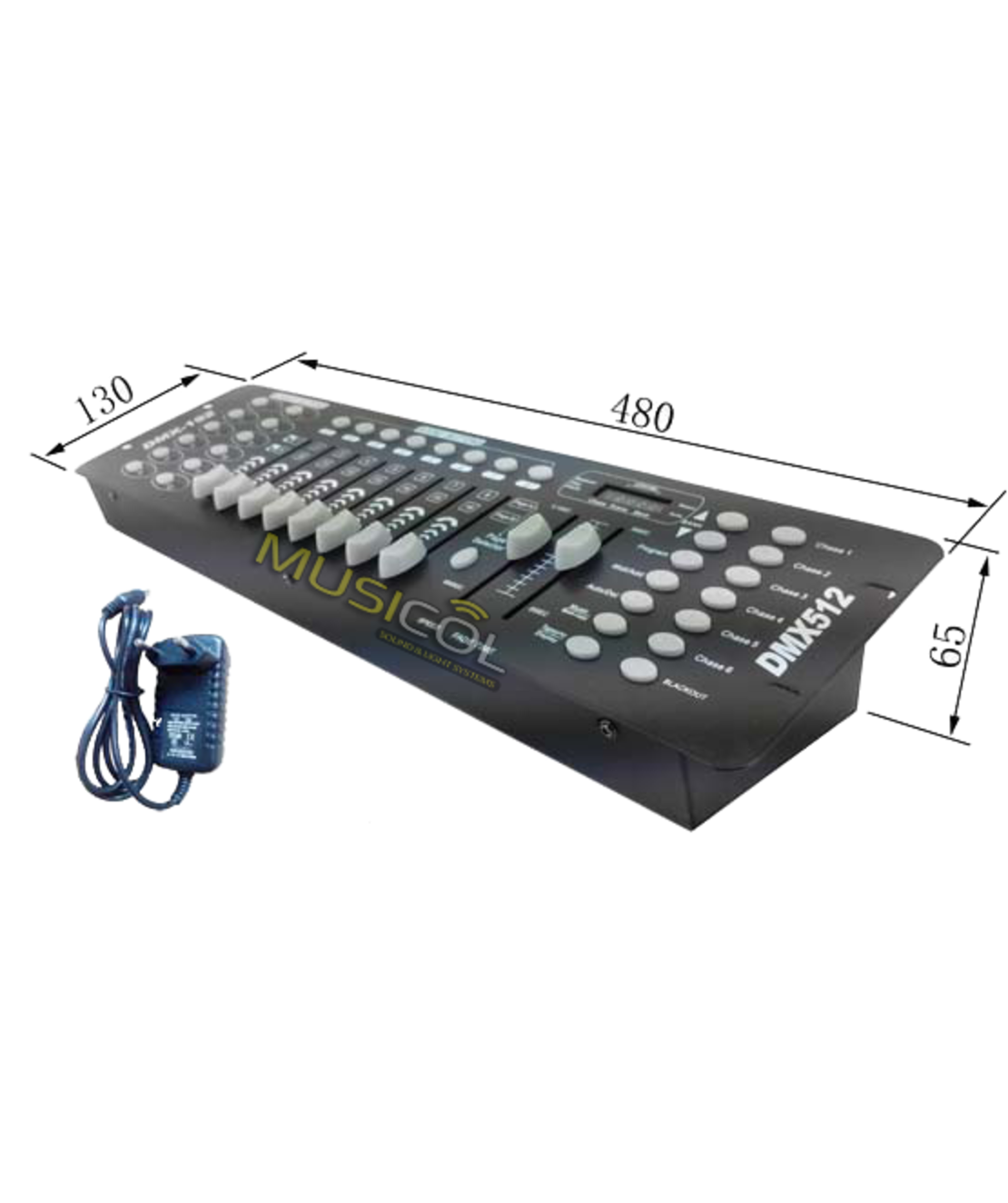 לוח פיקוד תאורה 192 ערוצים DMX