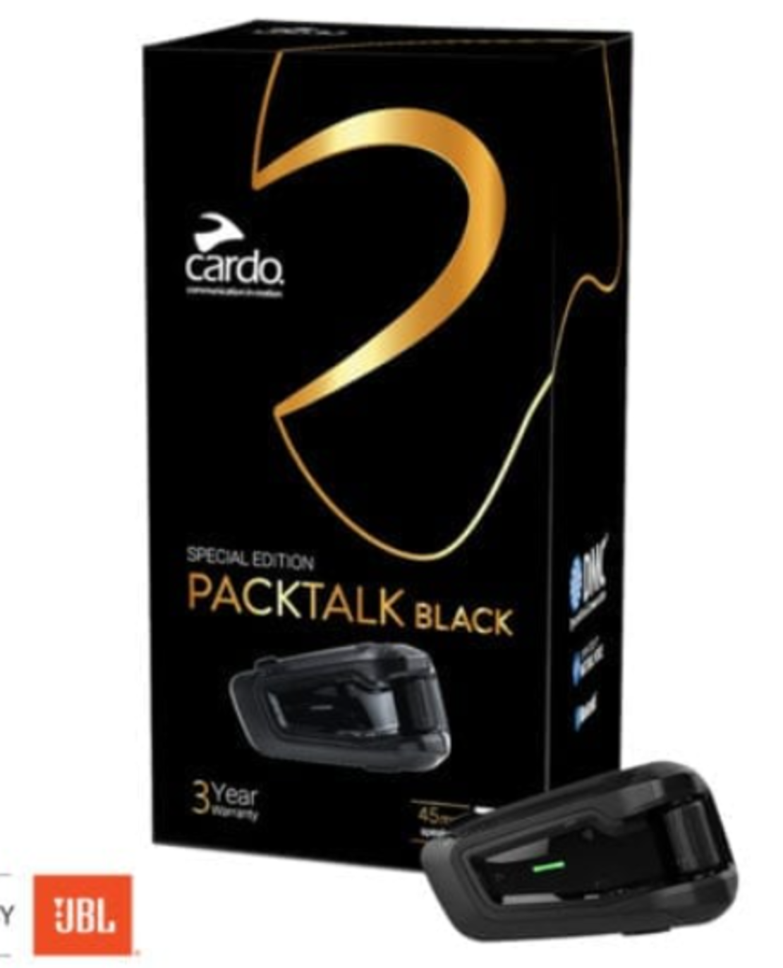 דיבורית בלוטוס לקסדה Cardo PACKTALK Black