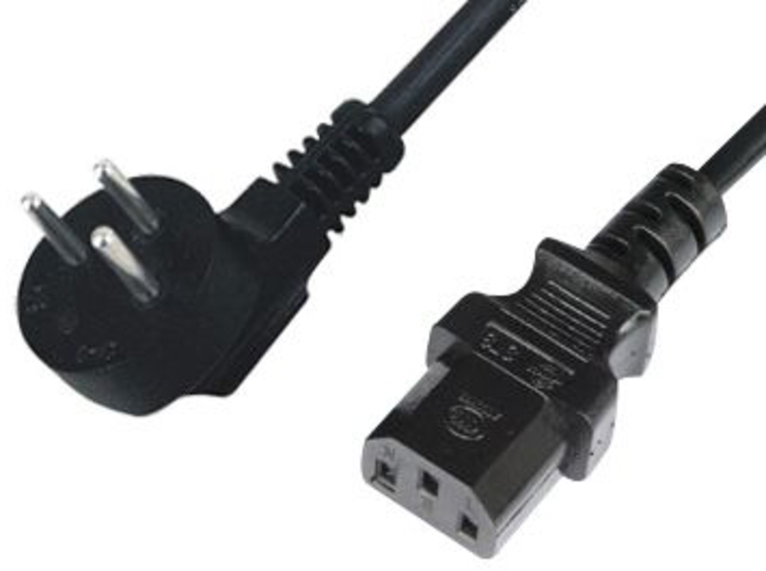 כבל ''קומקום'' למחשב באורך 1.5 מטרים