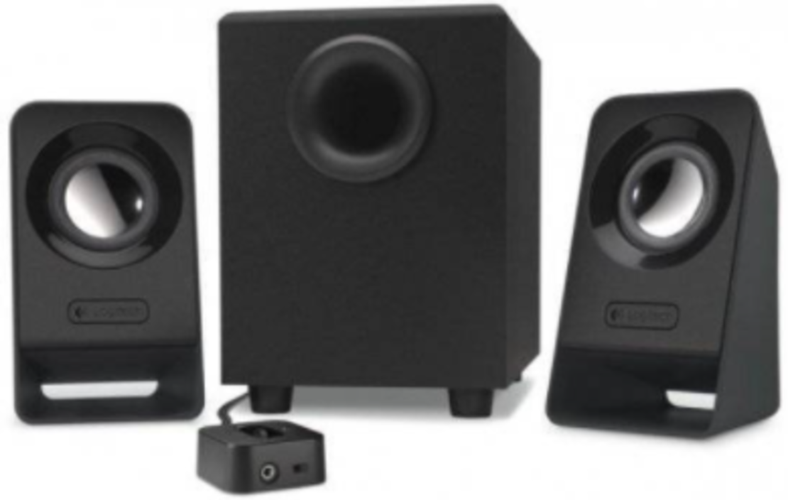 רמקולים למחשב Logitech 2.1 Multimedia Z213 Retail בצבע שחור