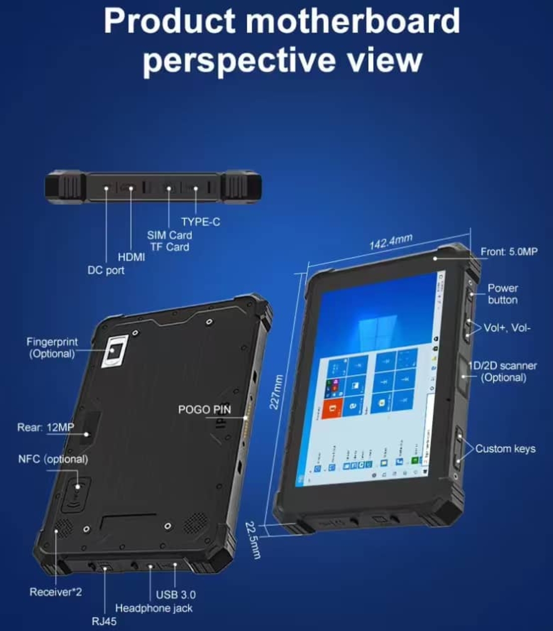 Windows Rugged Tablet 10.1