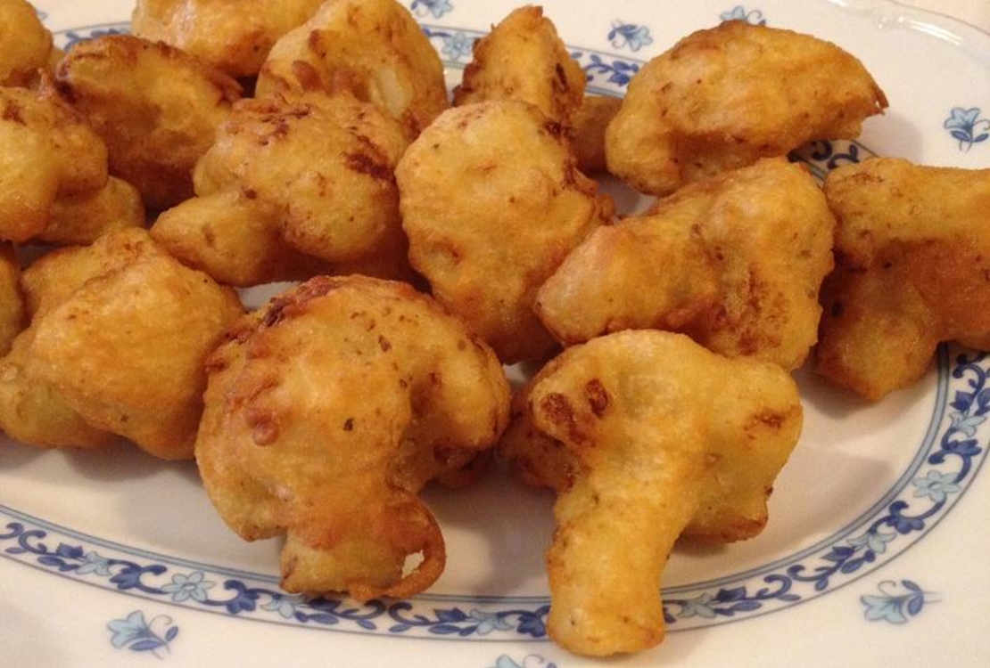 חטיפי כרובית בציפוי פריך מגש 1 ק