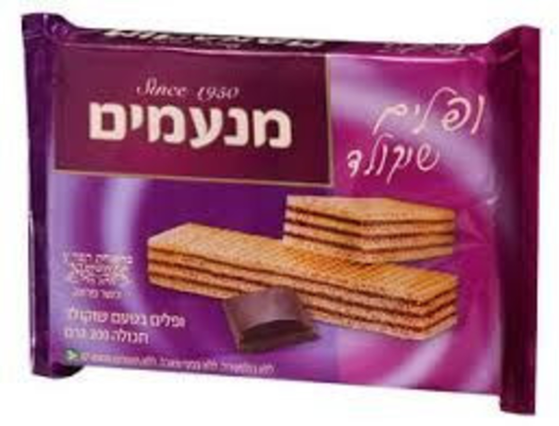 ופלים שוקולד מנעמים
