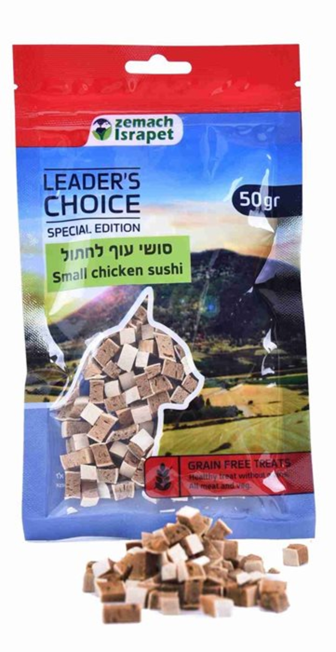 חטיף סושי עוף לחתול LEADER'S CHOICE