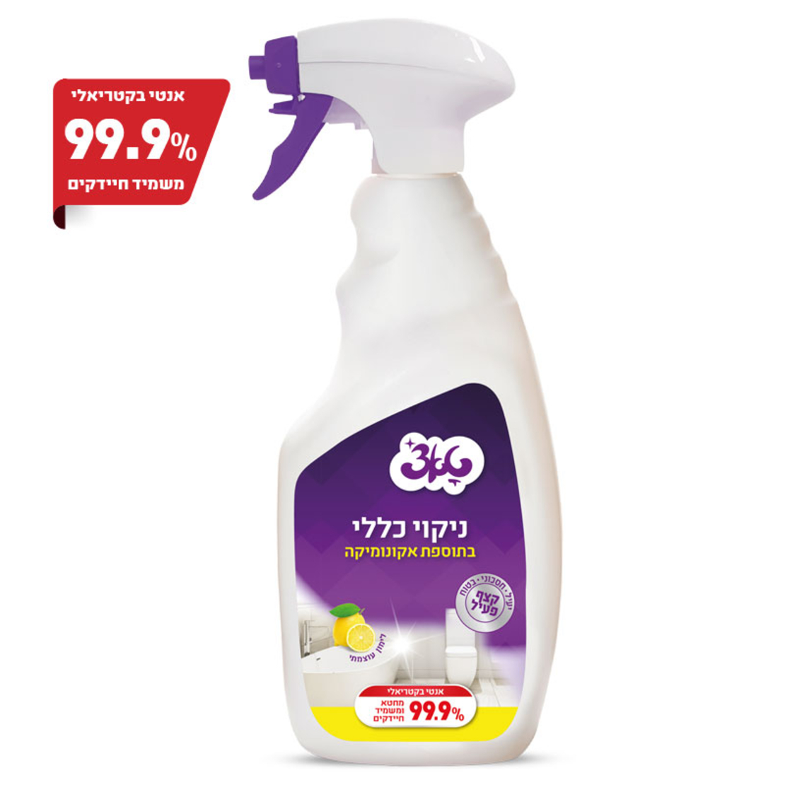 תרסיס ניקוי כללי+אקונומיקה 750 מ