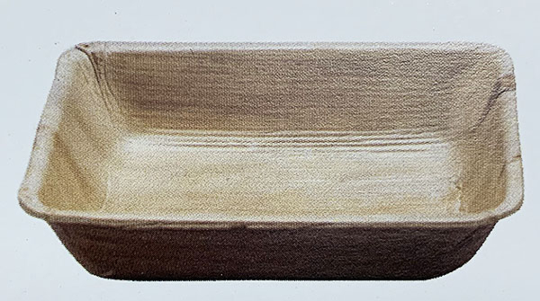 מגשים מלבניים 19/14 מתכלה מעלי דקל 10 יח' - Eco Eco
