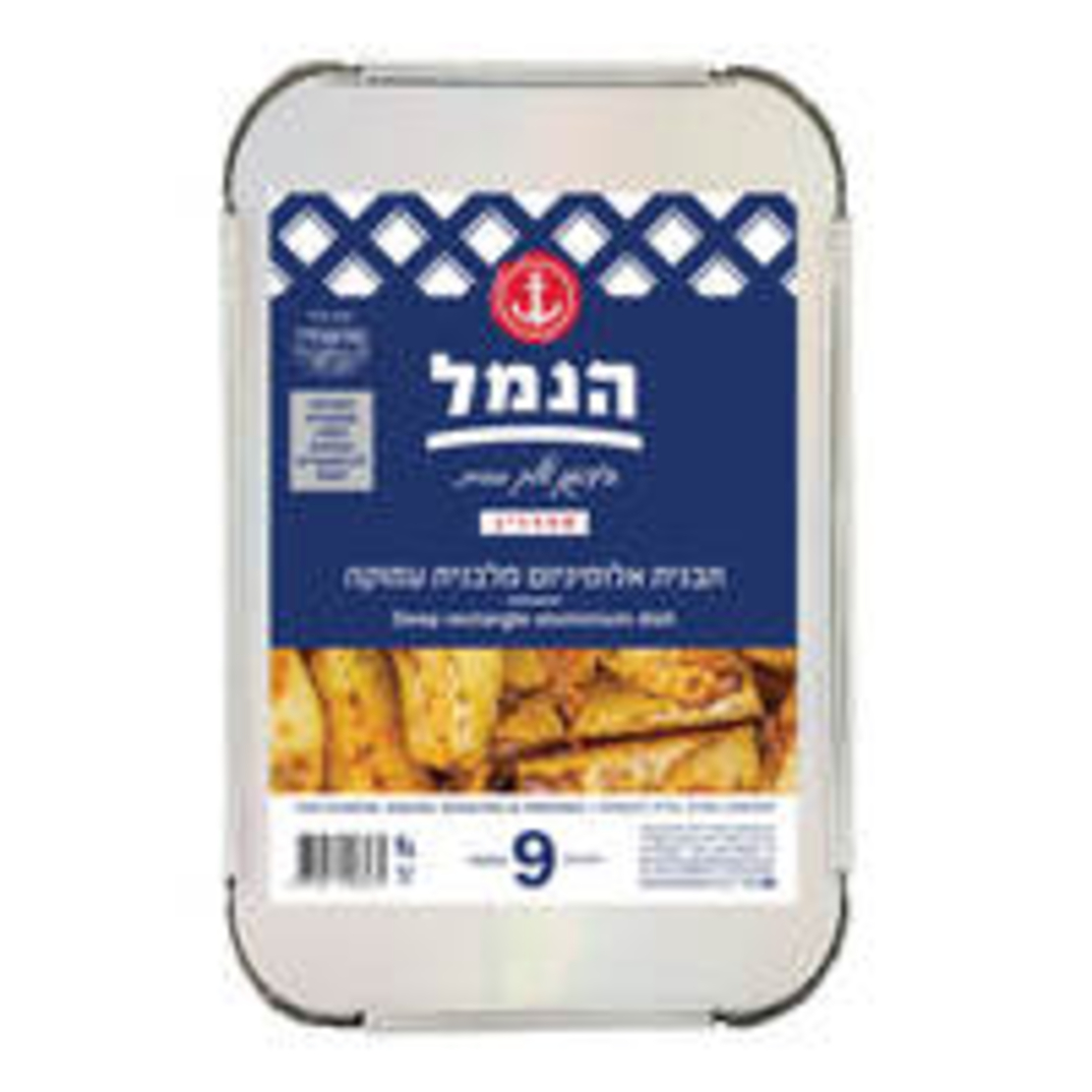 תבנית אלומיניום מלבנית עמוקה-מארז 9 י