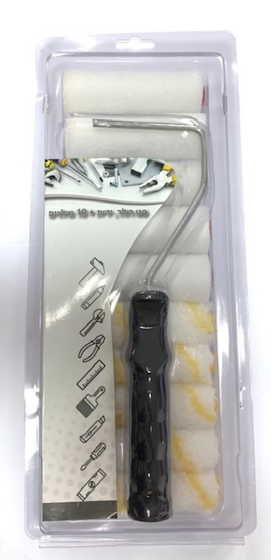 סט רולר, ידית + 10 מילויים