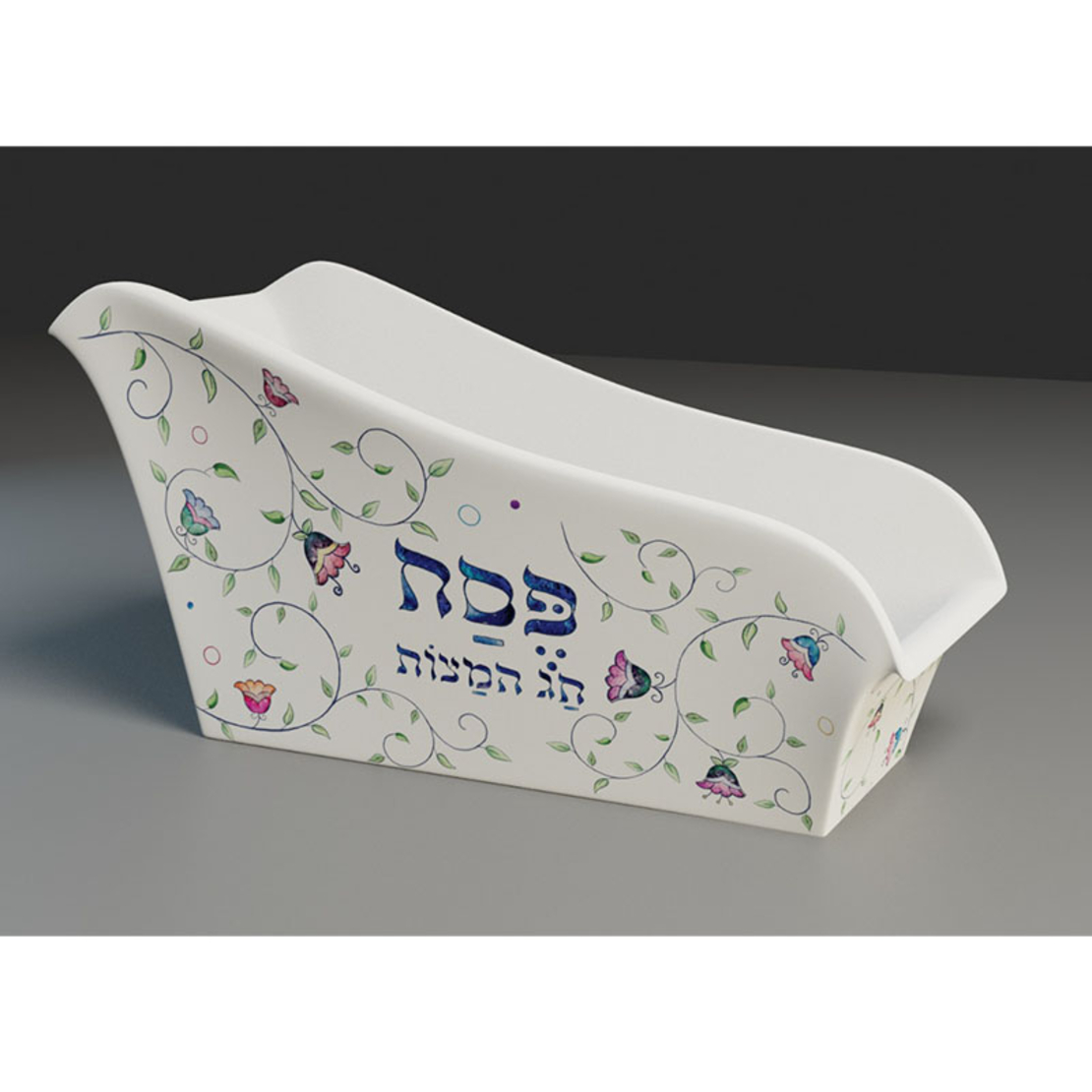מגש מצות עומדות דגם אביב
