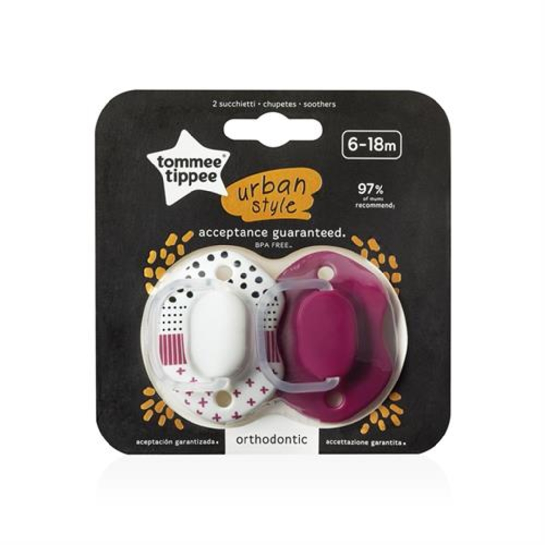 מוצץ אורבני טומי טיפי - 6-18