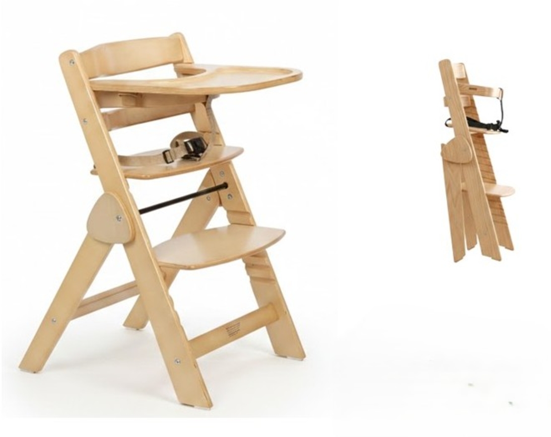 כסא אוכל עץ מתקפל