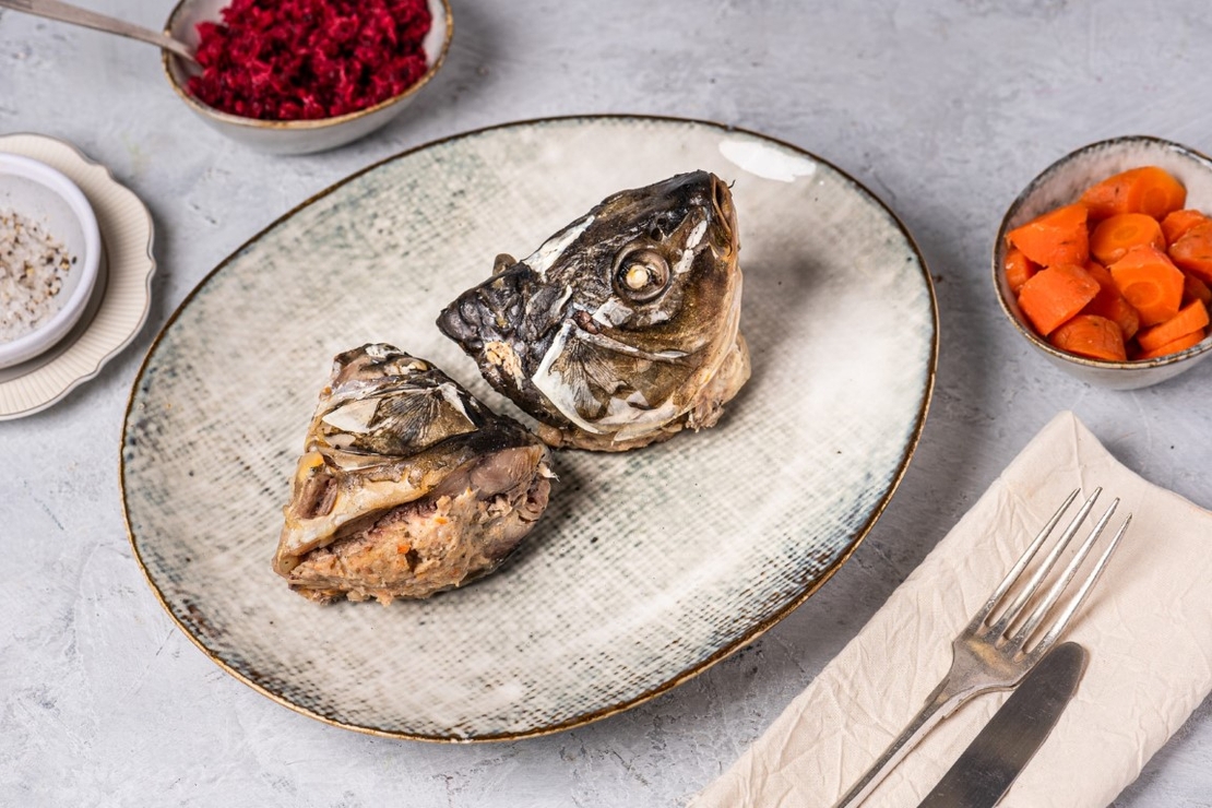 גפילטע פיש ראש ממולא - 1 יחידות