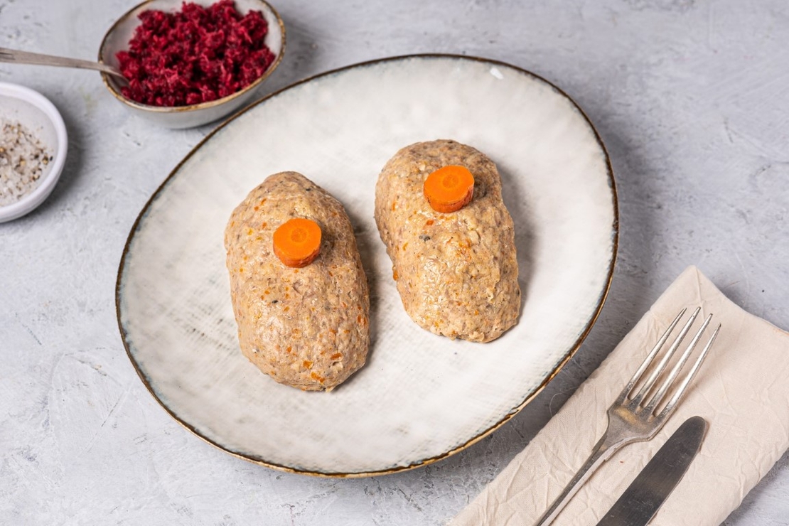 גפילטע פיש קציצה (גדול) - 4 יחידות