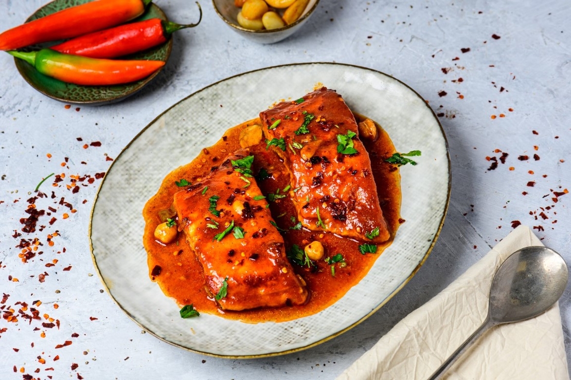 פילה סלמון פיקנטי- 4 יחידות