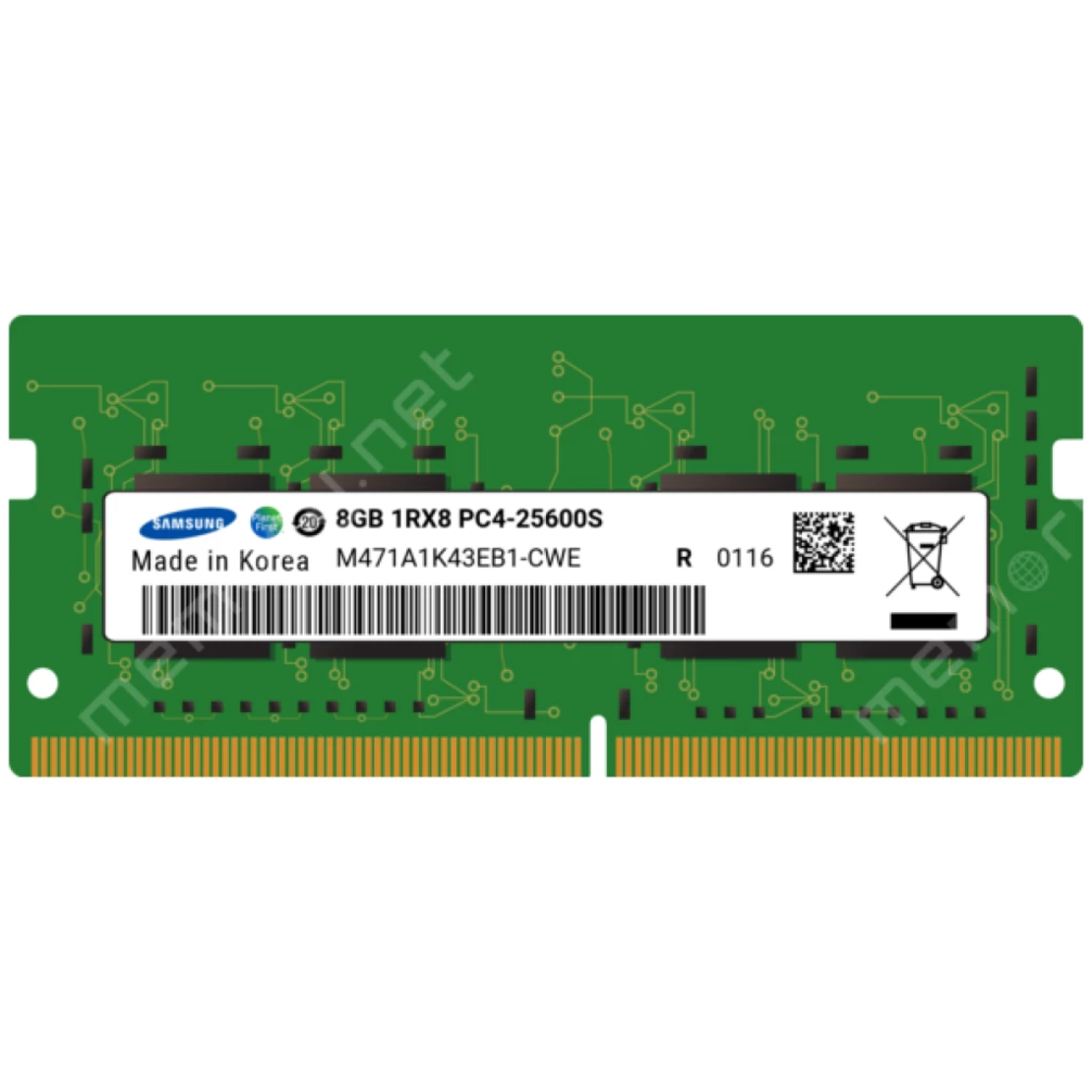 זיכרון לנייד Samsung 8GB DDR4 3200MHz Laptop Memory (SODIMM)