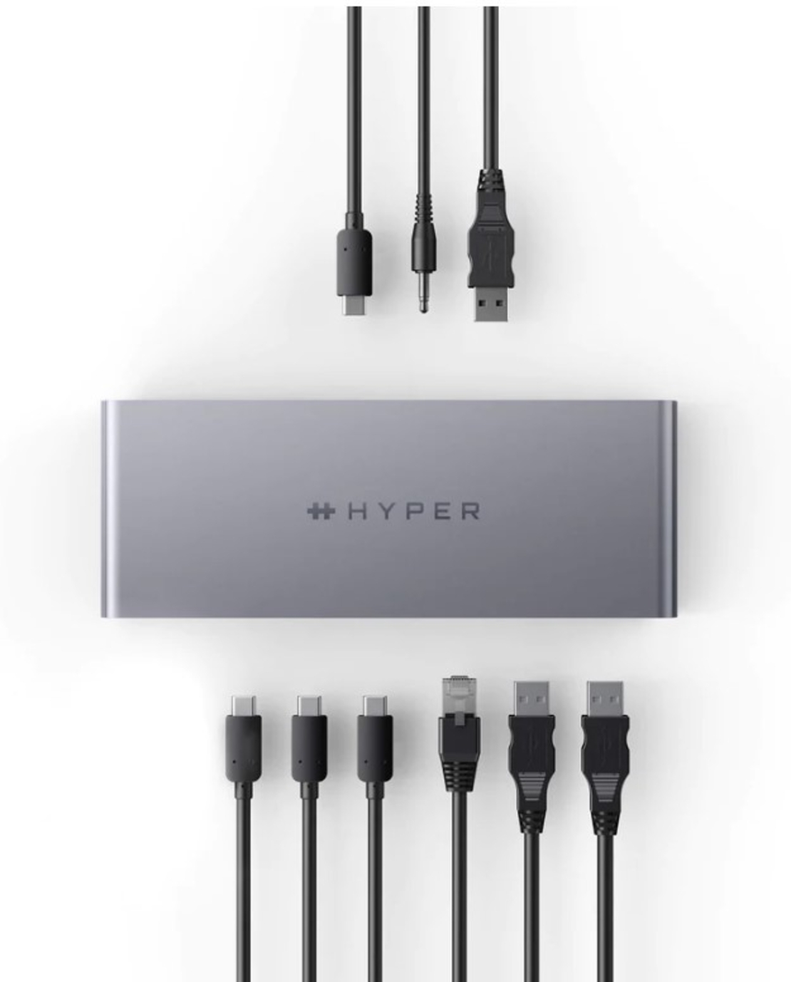 תחנת עגינה HDTB4D HyperDrive USB-C Thunderbolt 4 Docking Station