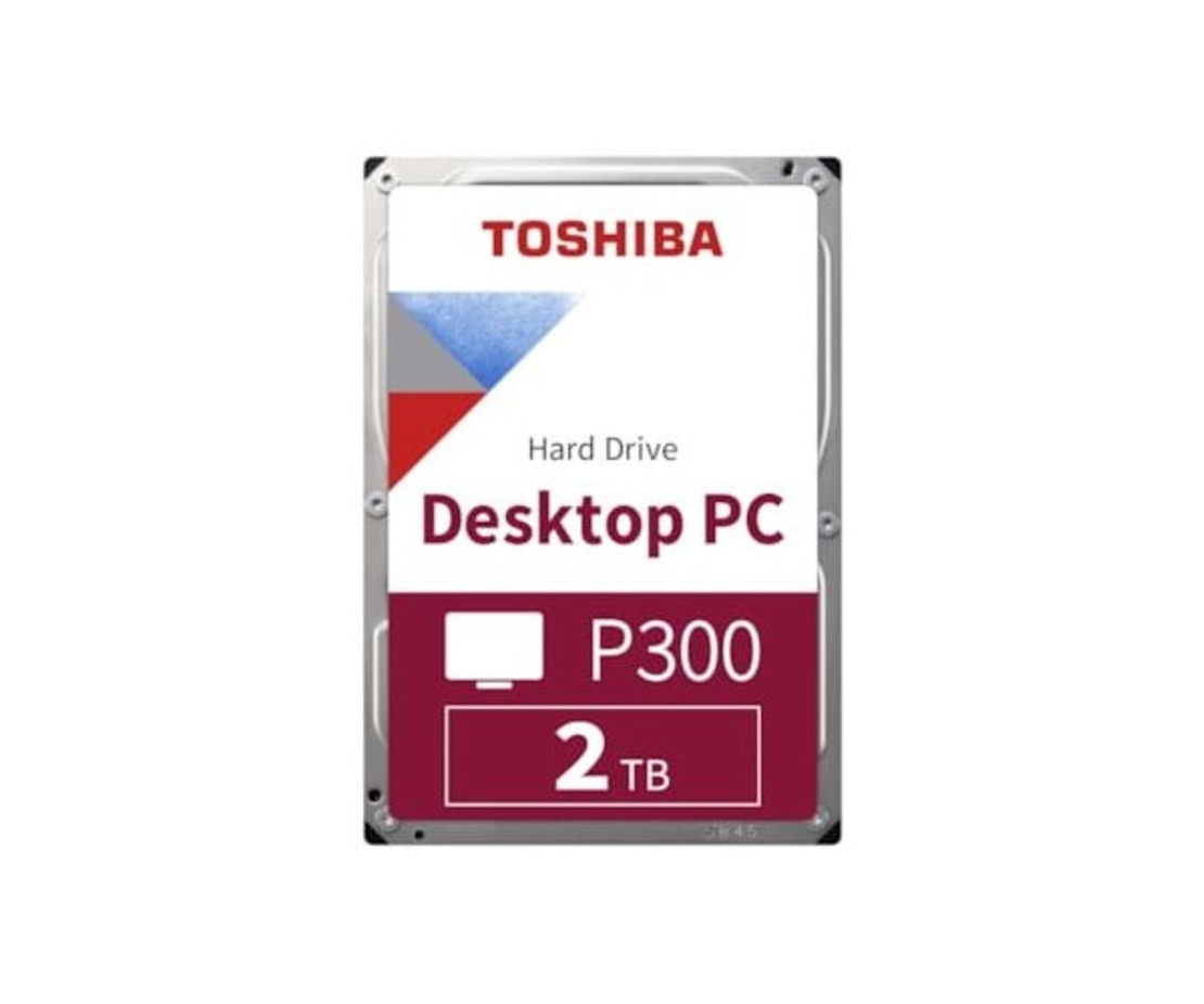 דיסק פנימי מכאני לנייח Toshiba P300 2TB 5400RPM 3.5 SATA III