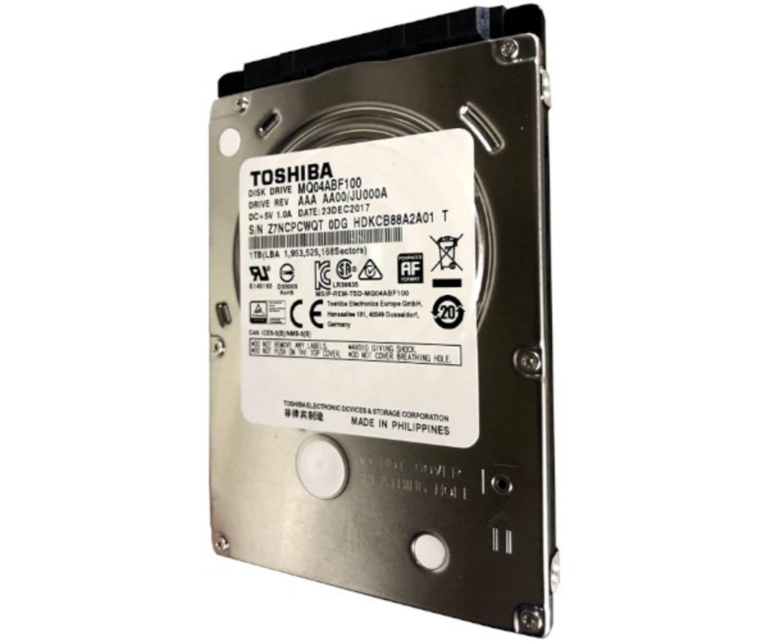 דיסק פנימי לנייד Toshiba 1TB 2.5 sata III 5400rpm 128MB Cache 7mm