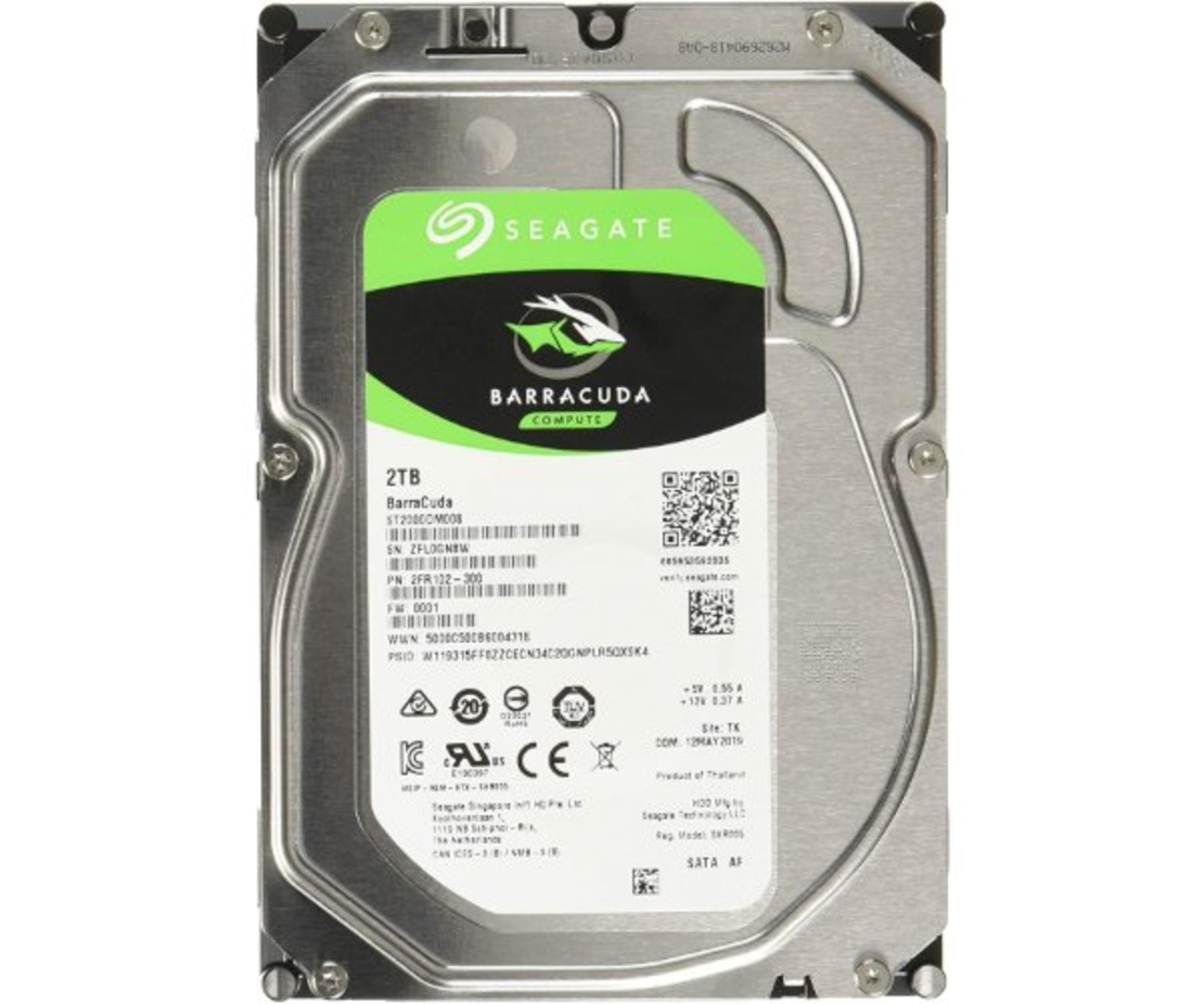 דיסק קשיח פנימי Seagate Barracuda 2TB 3.5 7200 RPM 256MB cache