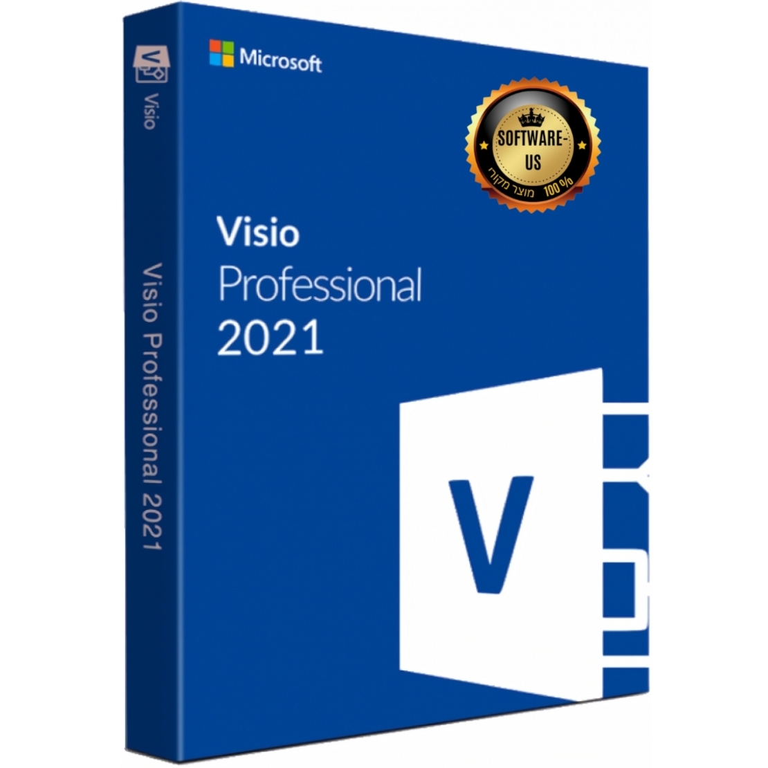 ויז'יו פרו 2021 | Microsoft Visio Professional 2021 (עותק דיגיטלי)