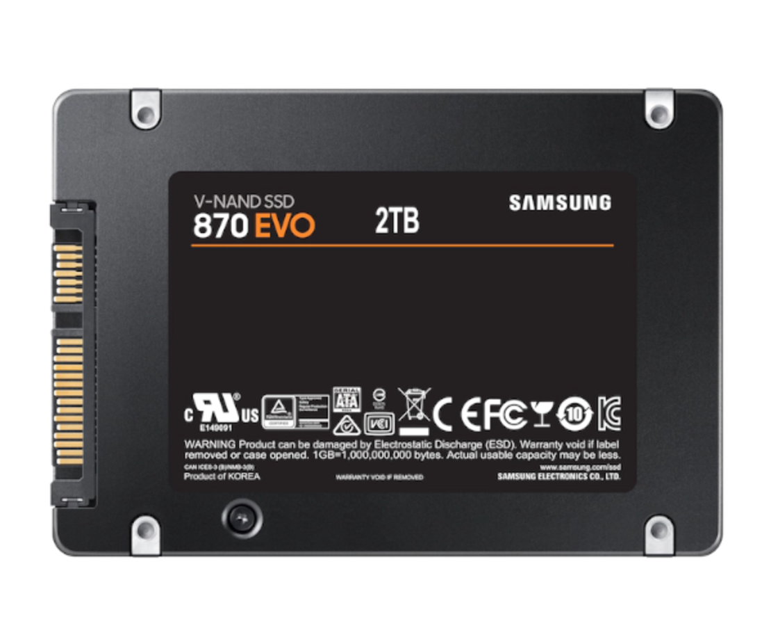 דיסק פנימי Samsung SSD 870 EVO 2TB SATA III 2.5