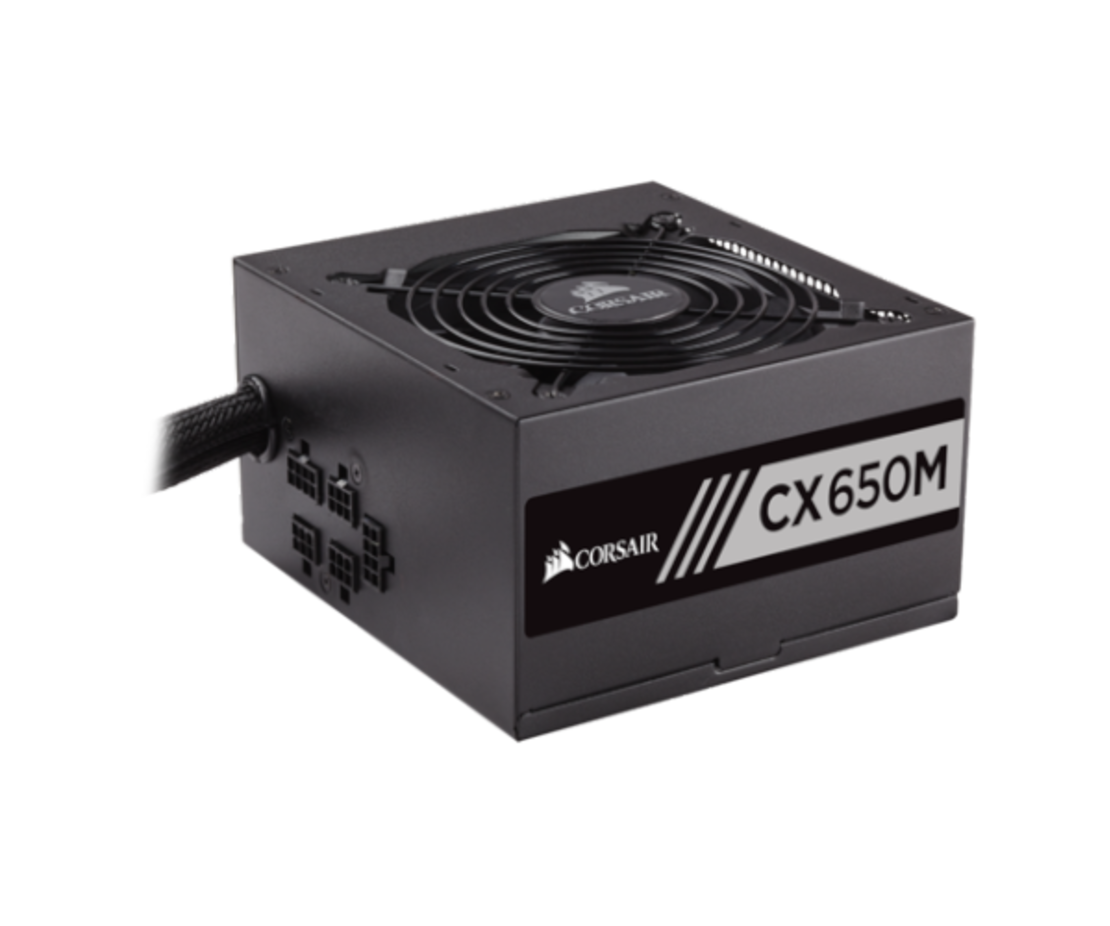 ספק כוח Corsair CX650M 80plus BRONZE Modular 650W 2X8PIN 12CM