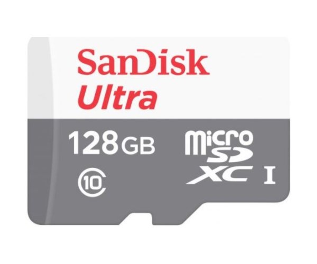 כרטיס זיכרון ללא מתאם SanDisk Ultra MicroSDHC UHS-I C-10 128GB