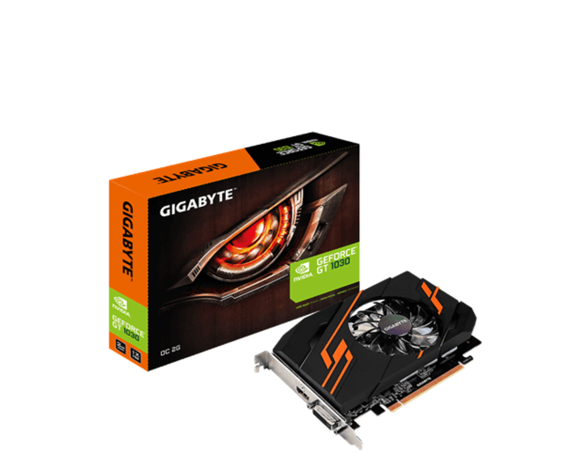 כרטיס מסך Gigabyte GT 1030 2GB DDR5 DVI HDMI Over Clock