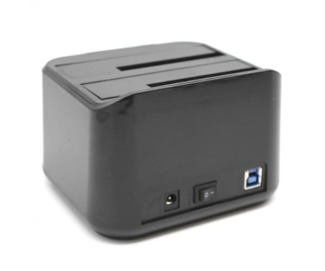 קופסא לדיסק חיצוני 2.5 Gold Touch USB3.0 Dual Bay