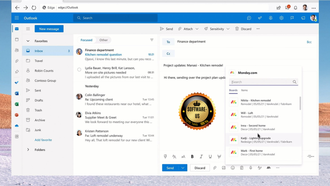 אאוטלוק 2021 | Microsoft Outlook 2021 (עותק דיגיטלי)