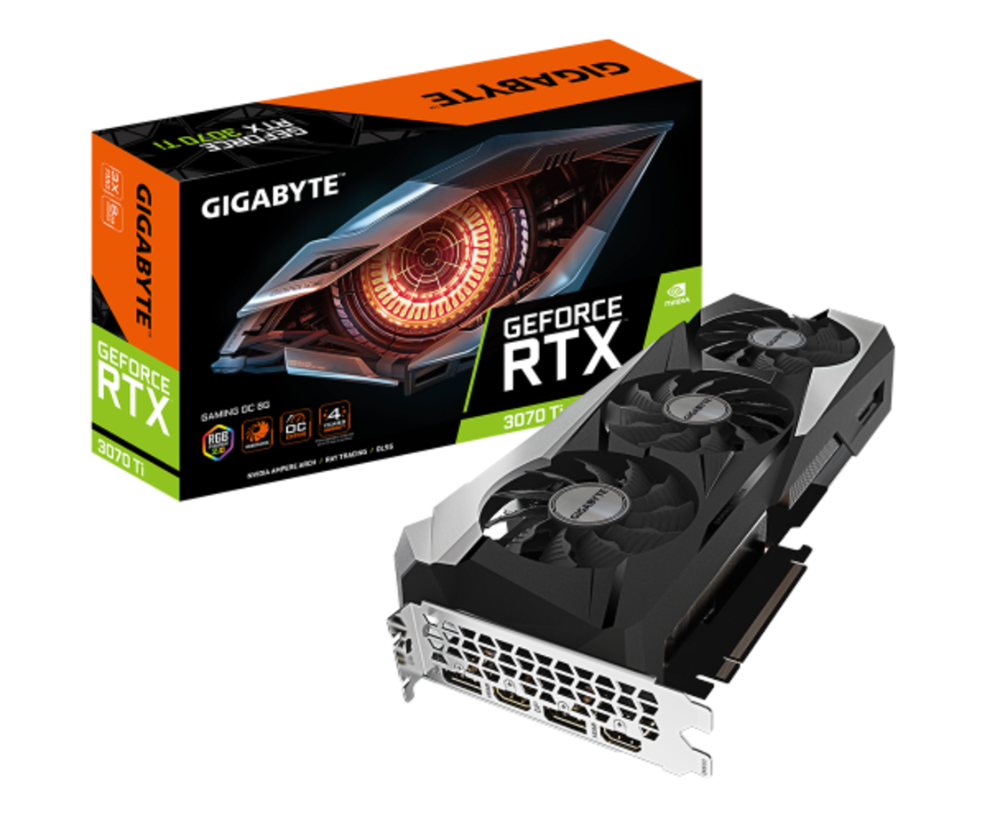 כרטיס מסך Gigabyte RTX3070 Ti Gaming OC 8G PCIEX16 4.0