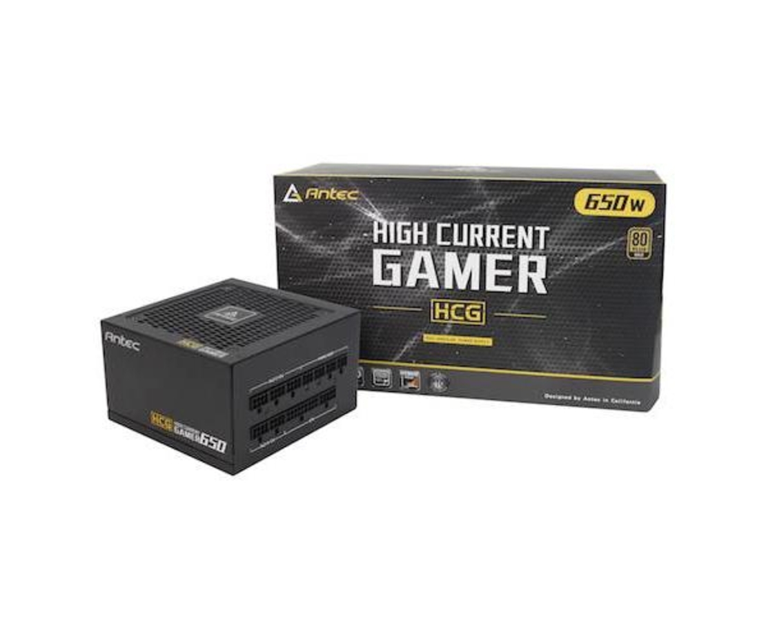ספק כוח Antec HCG650 80 plus GOLD Modular 650W 4X8 12CM