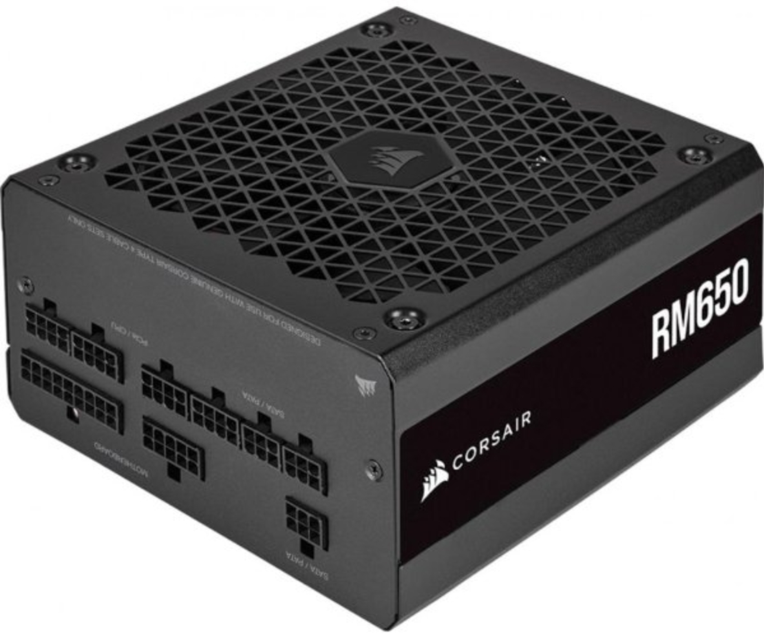 ספק כוח Corsair RM650 80 Plus Gold Full Modular 13.5 fan 650W