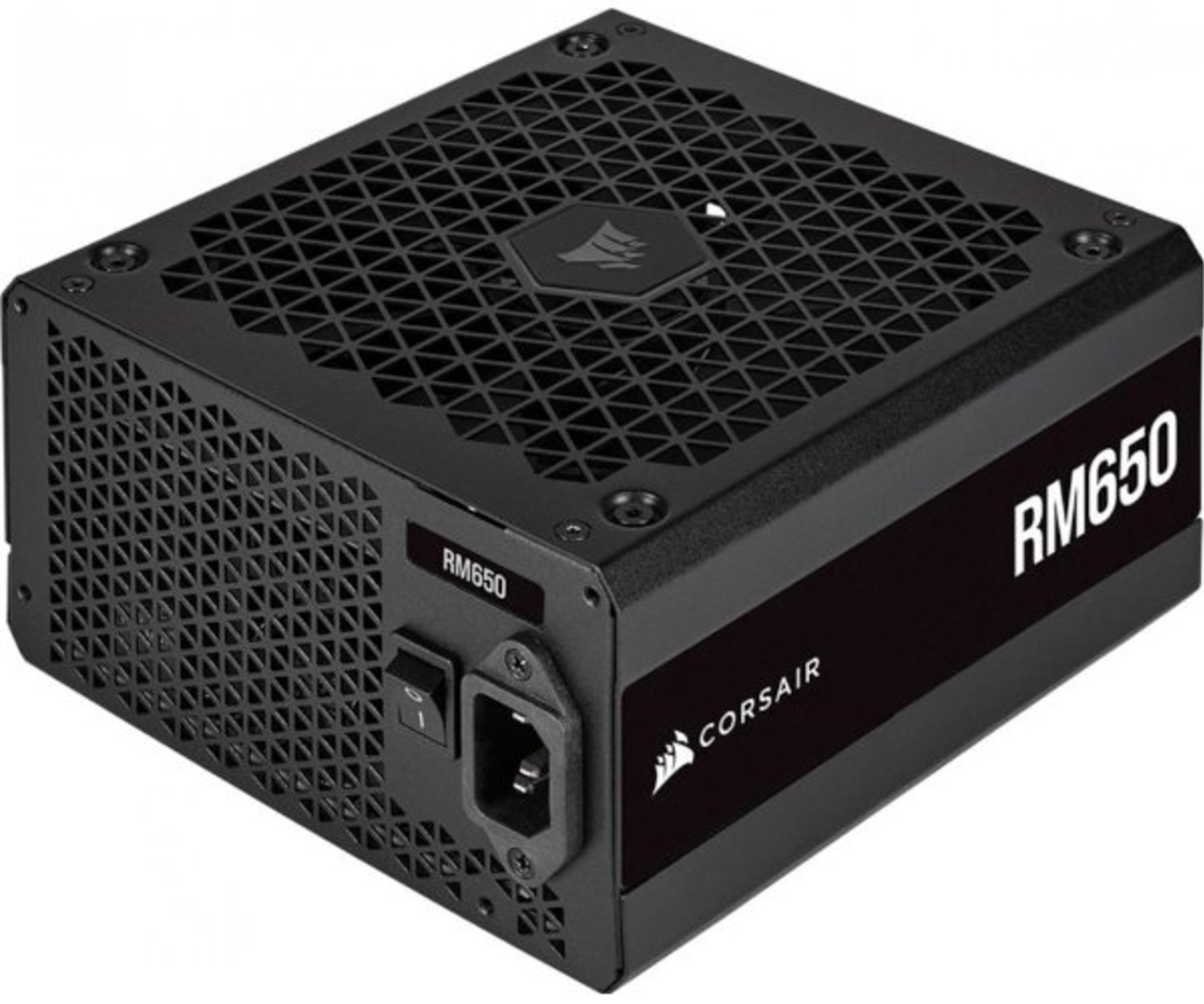 ספק כוח Corsair RM650 80 Plus Gold Full Modular 13.5 fan 650W