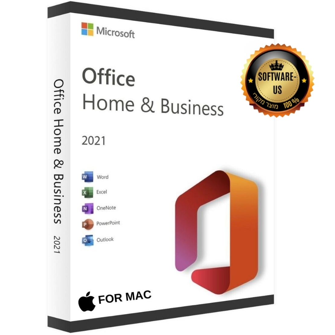 אופיס 2021 הום אנד ביזנס מאק | Microsoft Office Home & Business 2021 For Mac (עותק דיגיטלי)