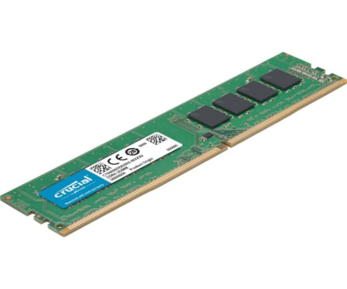 זיכרון לנייח Crucial 8GB DDR4 3200Mhz CL22 1.2V