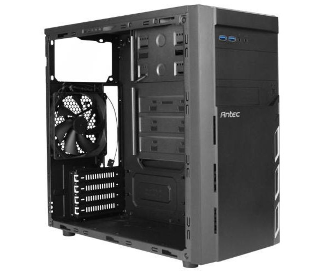 מארז שחור כולל ספק כוח SAMA CA-505 ATX Mid Tower Psu 500W USB3