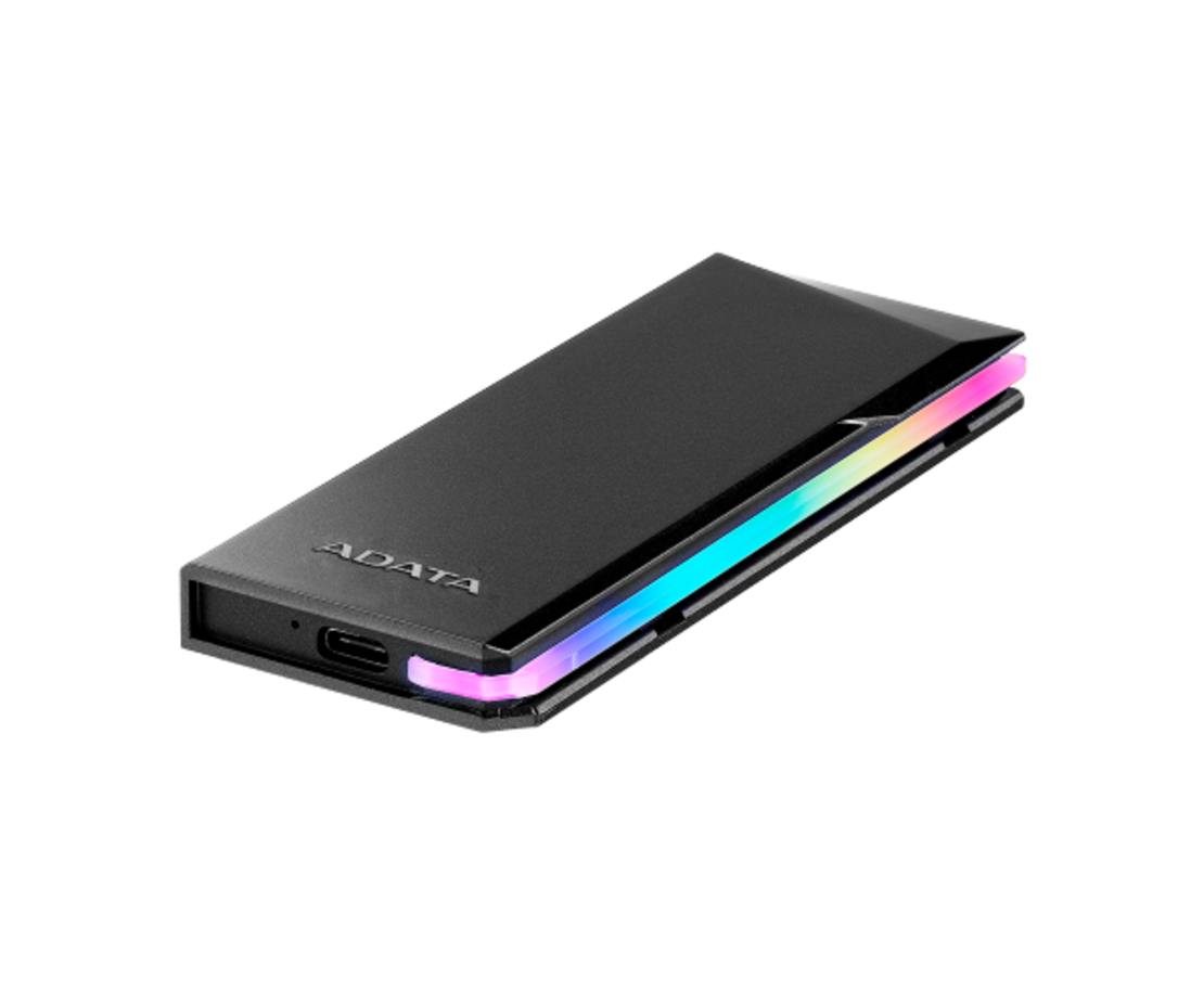 מארז חיצוני לדיסק A-DATA EC700G M.2/NVME USB-C ENCLOSURE RGB