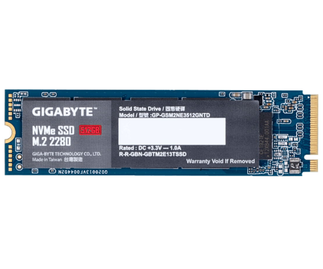 דיסק פנימי Gigabyte 512GB m.2 NVME 1.3 pci-e 3.0