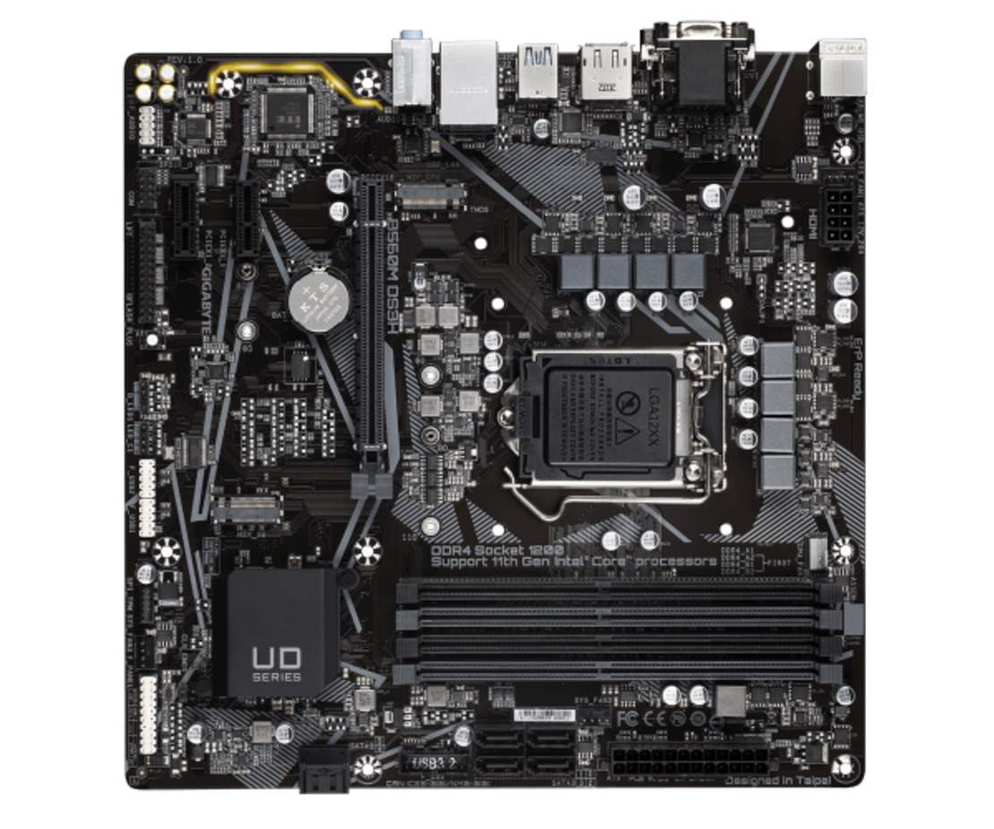 לוח דור 11 GIGABYTE INTEL B560M DS3H V2 1.0 LGA1200