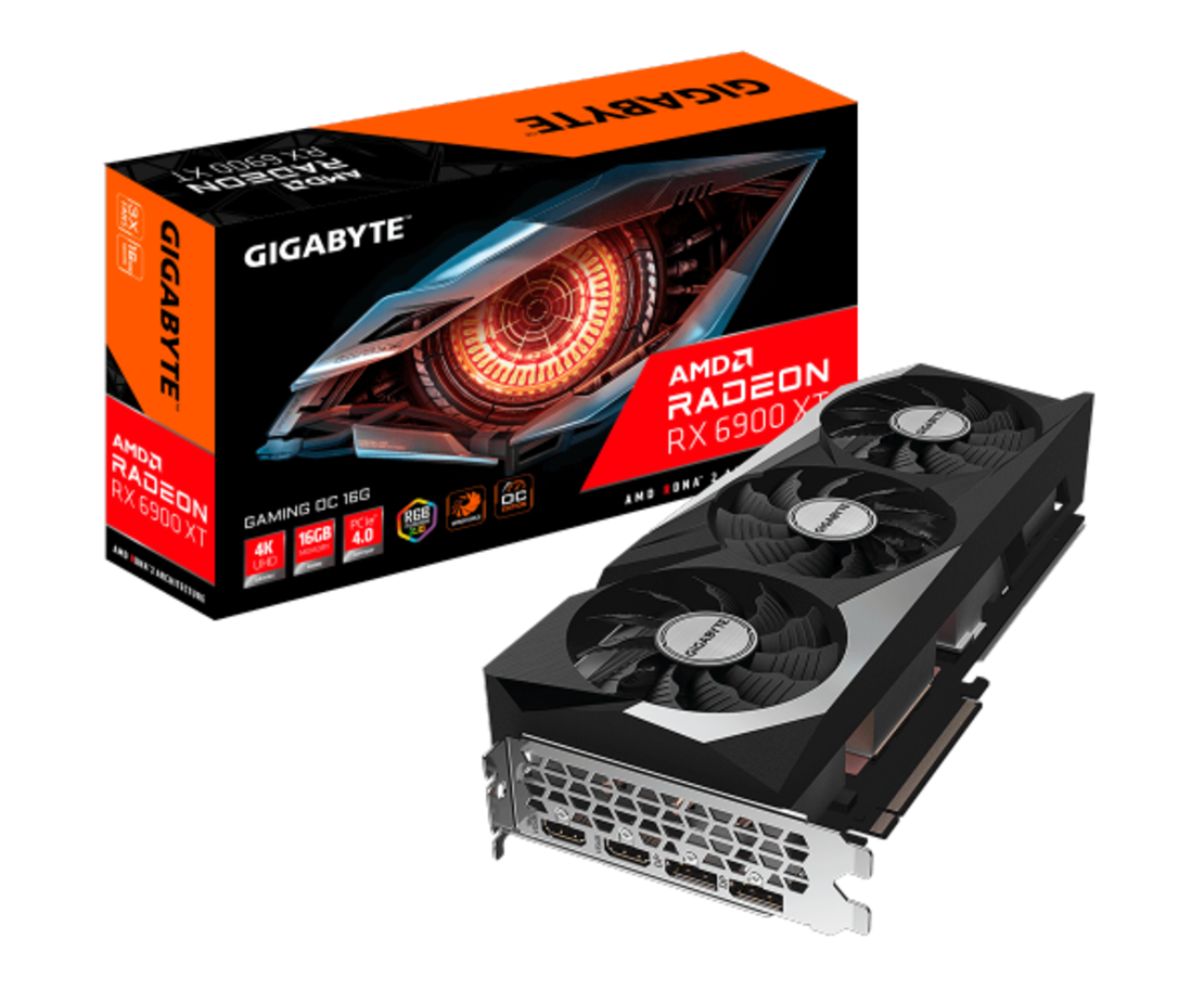 כרטיס מסך GIGABYTE Radeon RX 6900 XT GAMING OC 16GB GDDR6 256 Bit