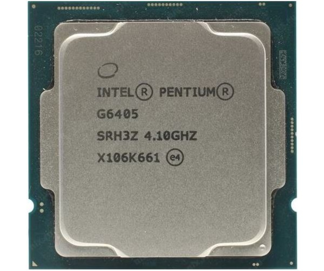 מעבד דור 10 Intel Pentium Gold G6405 Tray 4.1GHZ dual core