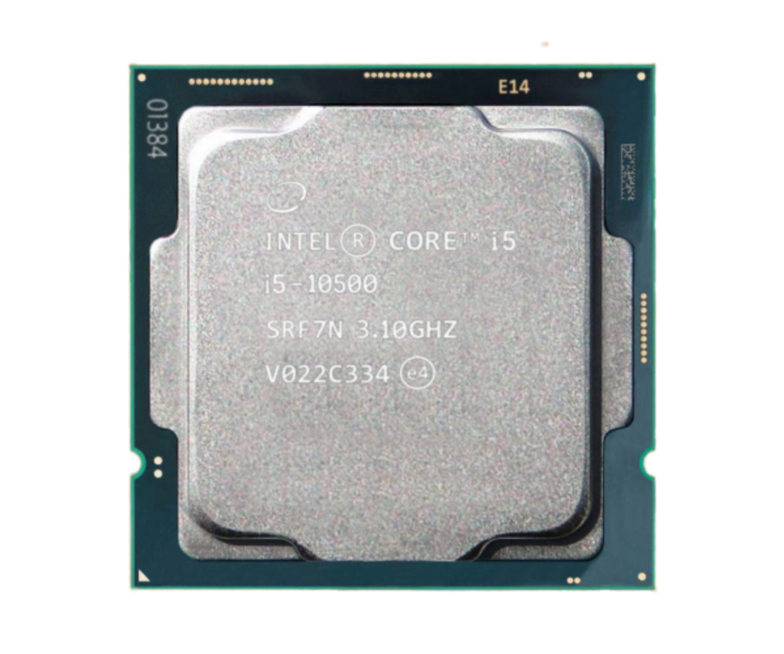 מעבד אינטל דור 10 Intel Core i5-10500 Tray 4.5GHZ 6crs 12 Thrds